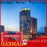Harman selling hotel furniture best manufacturer for resort